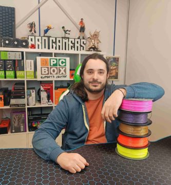 Marcel Llucià, responsable de filamentos 3D de PCBox