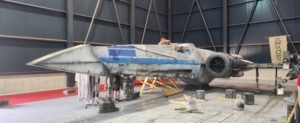 X-Wing de Star Wars: réplica a escala real en la feria CometCon, de Gijón